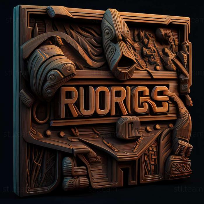 3D model Streets of Rogue game (STL)